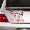 [sk0988-snf-tnt]-flamingo-car-sticker-animals-lover