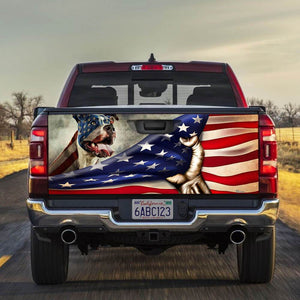 Pit Bull American truck Tailgate Decal Sticker Wrap Tailgate Wrap Decals For Trucks