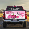 Breast Cancer Awareness truck Tailgate Decal Sticker Wrap In October We Wear Pink Tailgate Wrap Decals For Trucks