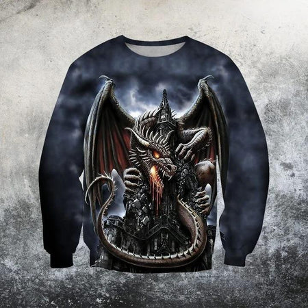 3D ALL OVER PRINT DRAGON HOODIE NM050908