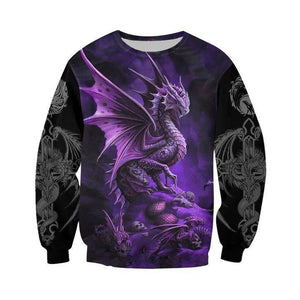 3D ALL OVER PRINTED DRAGON HOODIE NM050939