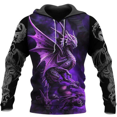 3D ALL OVER PRINTED DRAGON HOODIE NM050939