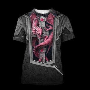 3D TATTOO AND DUNGEON DRAGON HOODIE HAC26124