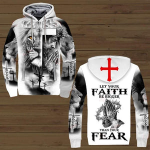 LET YOUR FAITH BE BIGGER THAN YOUR FEAR ALL OVER PRINTED SHIRTS 060121