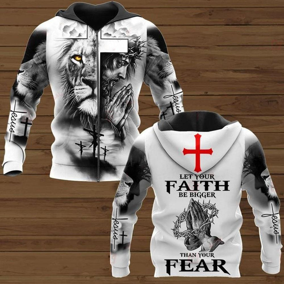 LET YOUR FAITH BE BIGGER THAN YOUR FEAR ALL OVER PRINTED SHIRTS 060121