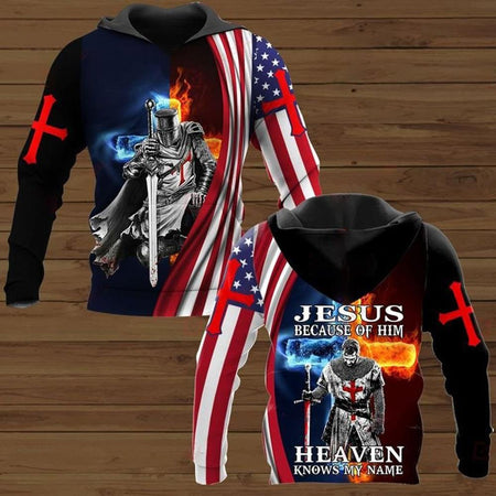 JESUS BECAUSE OF HIM ALL OVER PRINTED SHIRTS 281220