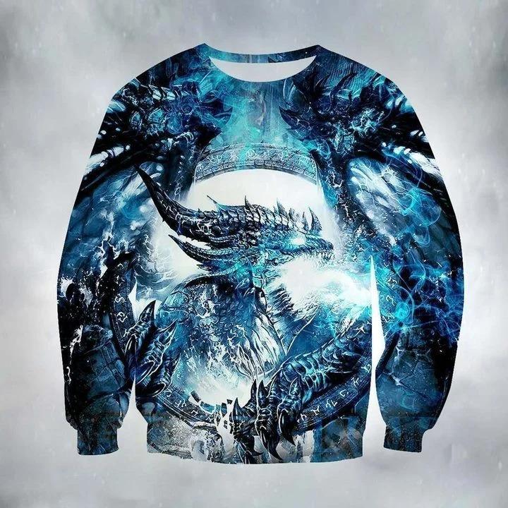 3D ALL OVER PRINTED ICE DRAGON