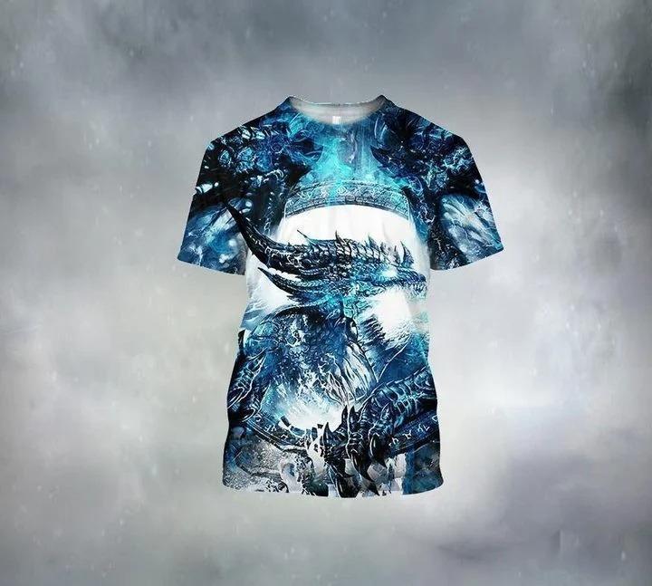 3D ALL OVER PRINTED ICE DRAGON