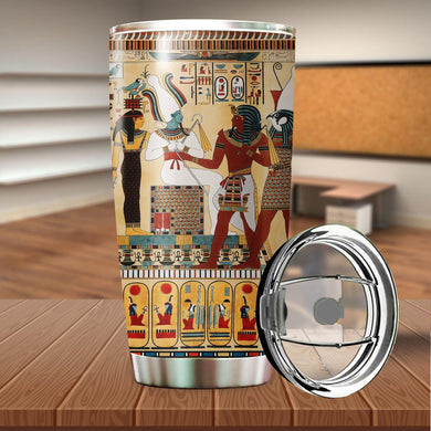 Ancient Egypt Tumbler Cup TC1544 - Camellia Print