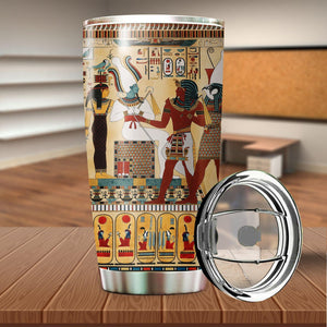 Ancient Egypt Tumbler Cup TC1544 - Camellia Print