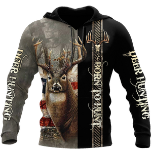 Deer Hunting 3D All Over Printed Shirts For Men and Women AM082007