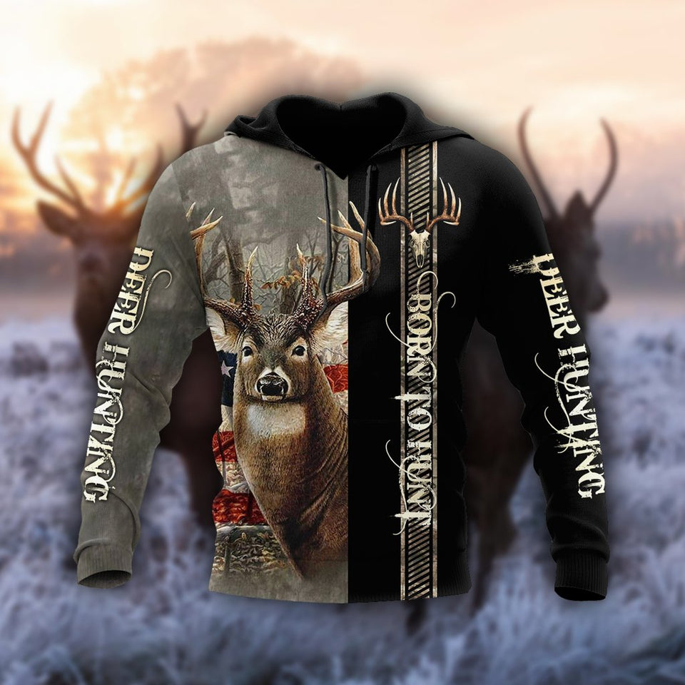 Deer Hunting 3D All Over Printed Shirts For Men and Women AM082007