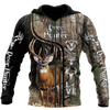 3D All Over Printed Deer Hunting Hoodie AM082015