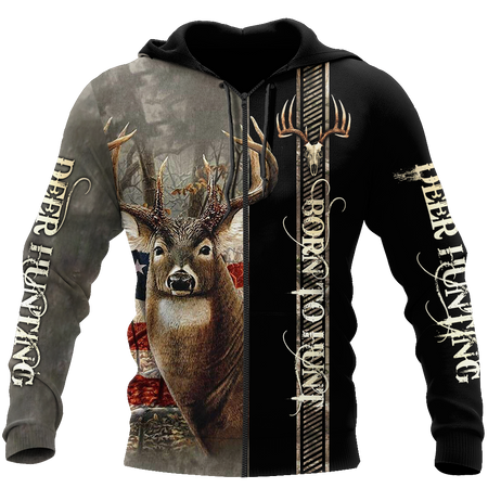 Deer Hunting 3D All Over Printed Shirts For Men and Women AM082007