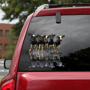 [sk1064-snf-tpa]-dairy-cow-car-sticker-animals-lover