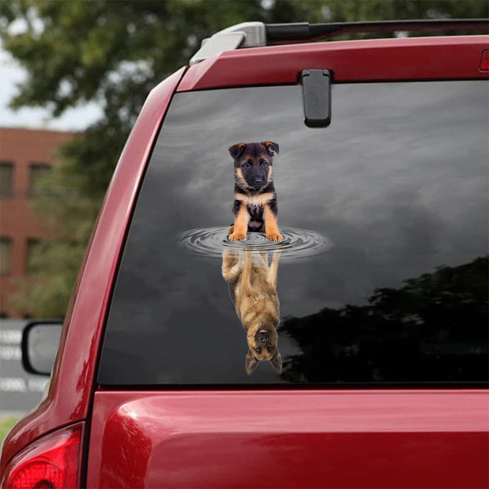 [sk1099-snf-tpa]-german-sherphard-sticker-puppies-lover
