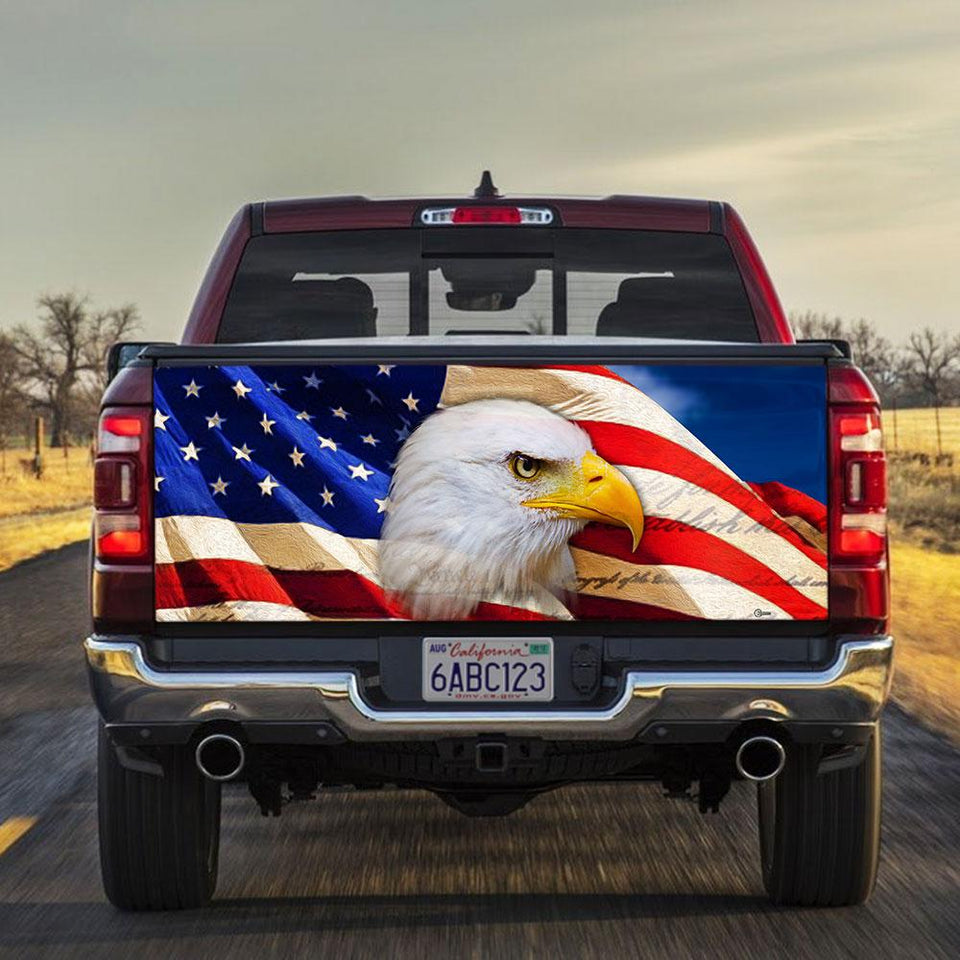 Truck Tailgate Decal Sticker Wrap Eagle Tailgate Wrap Decals For Trucks