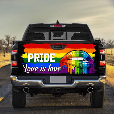 Pride Love Is Lotruck Tailgate Decal Sticker Wrap Tailgate Wrap Decals For Trucks