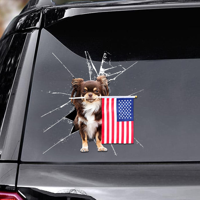 [ld1734-snf-lad]-dog-america-crack-car-sticker-america-lovers