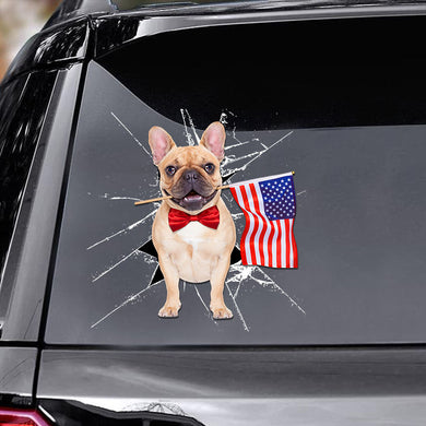 [ld1736-snf-lad]-dog-america-crack-car-sticker-america-lovers