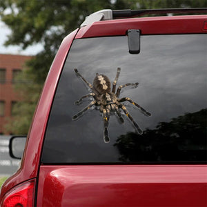[th0505-snf-ptd]-giant-spider-3d-crack-car-sticker