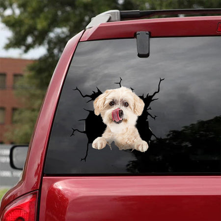 [da0524-snf-tpa]-maltese-crack-car-sticker-dogs-lover