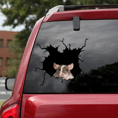 [sk1083-snf-tnt]-mouse-crack-sticker-animals-lover