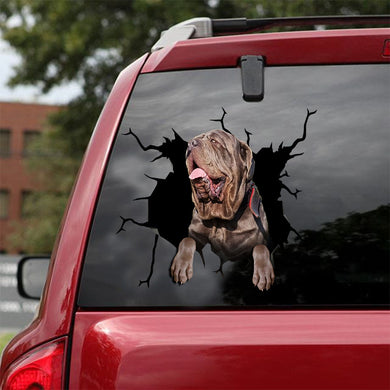 [ld0150-snf-lad]-neapolitan-mastiff-crack-car-sticker-dogs-lover
