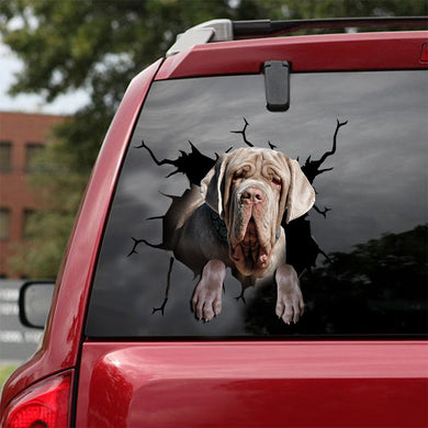 [ld0151-snf-lad]-neapolitan-mastiff-crack-car-sticker-dogs-lover