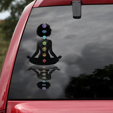 [ld1445-snf-lad]-black-women-sticker