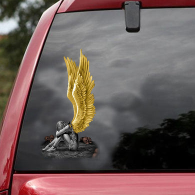 [ld1759-snf-lad]-angel-crack-car-sticker-angel-lovers