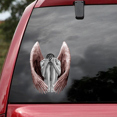 [ld1760-snf-lad]-angel-crack-car-sticker-angel-lovers