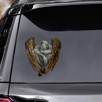 [ld1762-snf-lad]-angel-crack-car-sticker-angel-lovers