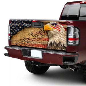 Patriotic American Eagle truck Tailgate Decal Sticker Wrap Tailgate Wrap Decals For Trucks