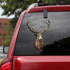 [bv0105-snf-tnt]-deer-crack-car-sticker-trophy-hunting-lover