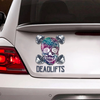 [sk1355-snf-tnt]-skull-strength-training-sticker-gym-lover
