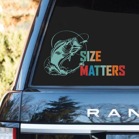 [ld1457-snf-lad]-fishing-crack-car-sticker-fishing-lover