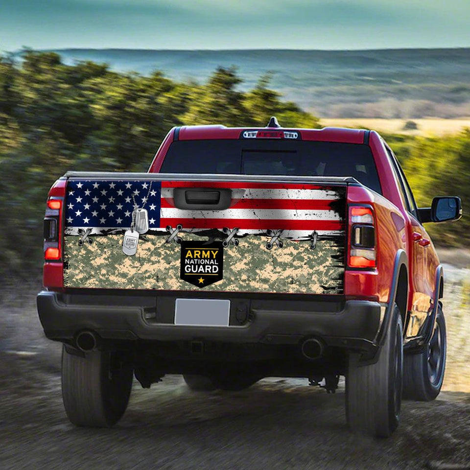 Army National Guatruck Tailgate Decal Sticker Wrap 4 Tailgate Wrap Decals For Trucks