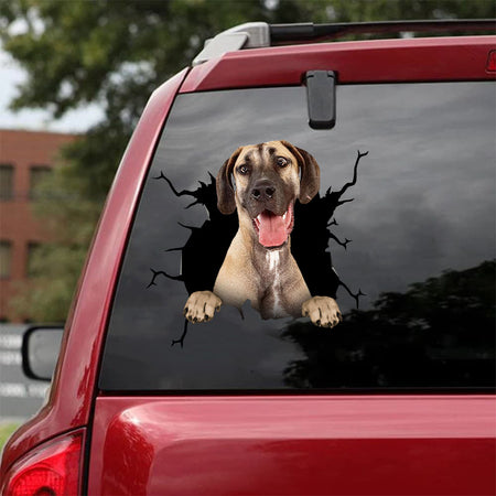 [da0926-snf-tnt]-great-dane-crack-car-sticker-dogs-lover