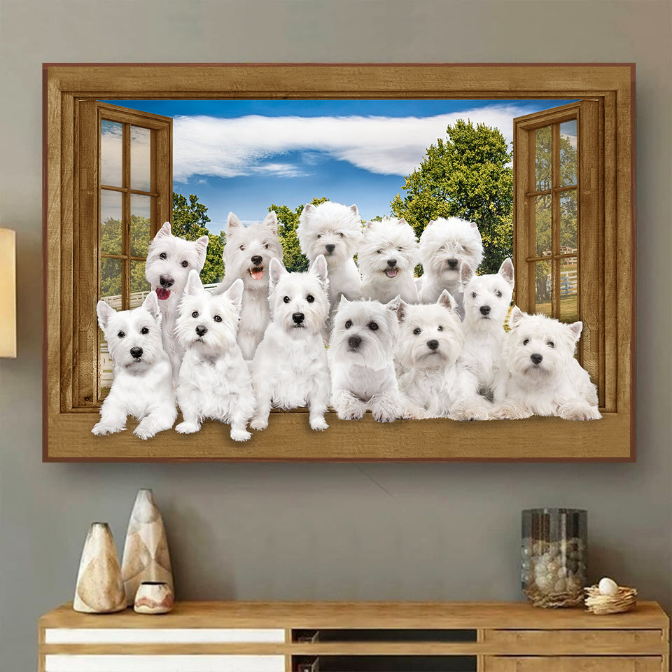 [ld0676-snf-lad]-west-highland-white-terrier-poster-dogs-lover