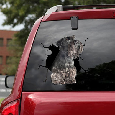 [ld0974-snf-lad]-cottish-terrier-crack-car-sticker-dogs-lover