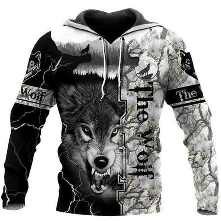 Wolf 3D All Over Printed Hoodie For Men and Women Pi03092001