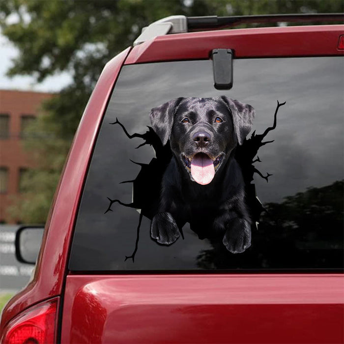 [da0047-snf-tnt]-labrador-crack-car-sticker-dogs-lover