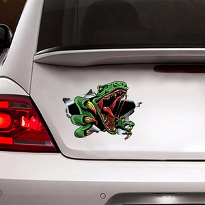 Dinosaurs Crack Decal For Car Your Cute Logo Stickers First Communion Gifts