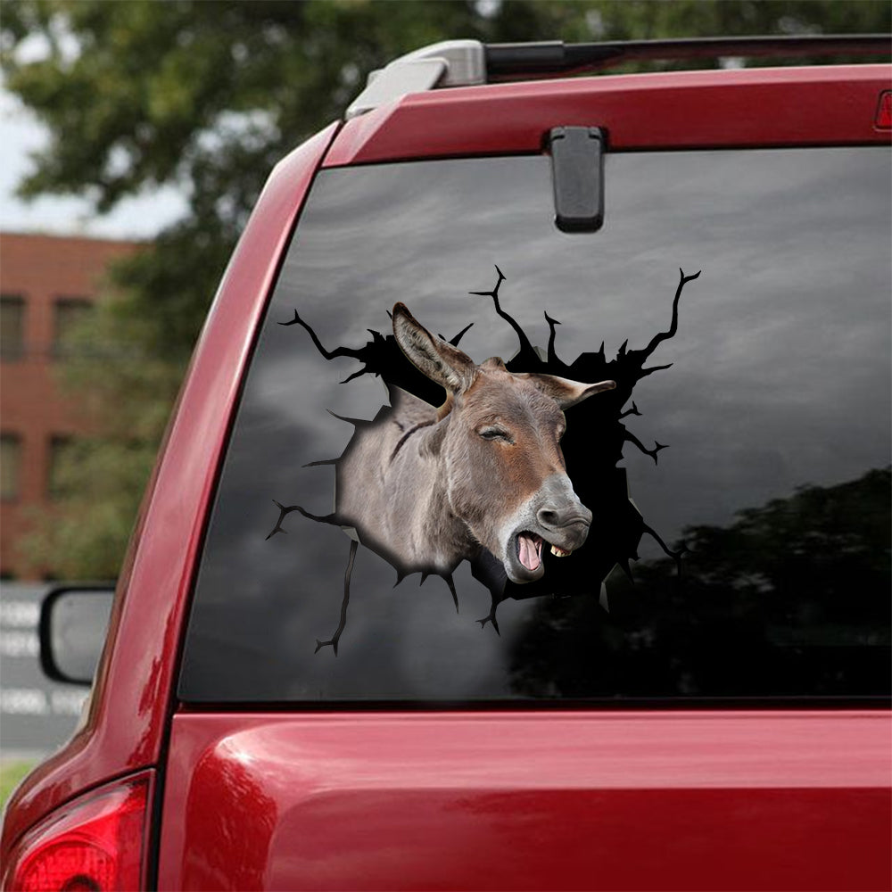 [sk1214-snf-lad]-donkey-crack-sticker-cattle-lover