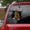 [sk1254-snf-lad]-german-shepherd-crack-car-sticker-dogs-lover