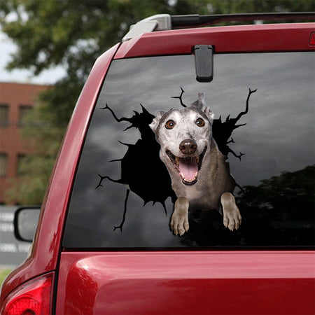 [ld0236-snf-lad]-greyhounds-crack-car-sticker-dogs-lover