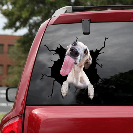 [ld0237-snf-lad]-greyhounds-crack-car-sticker-dogs-lover