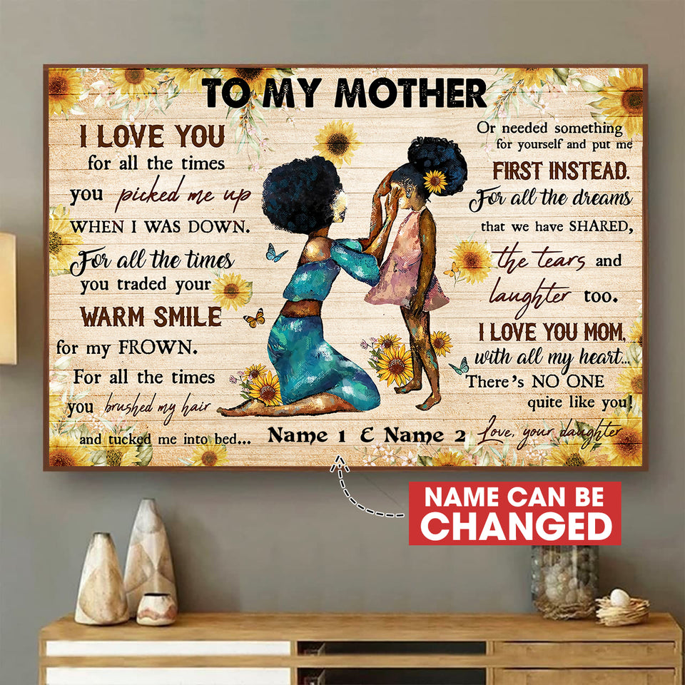 [ld1074-snf-lad]-black-mom-and-daughter-customized-poster