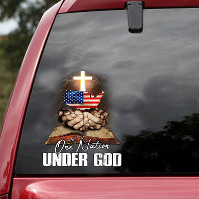 [ld1783-snf-lad]-jesus-car-sticker-god-lovers